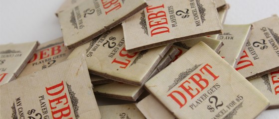 Pile of debt